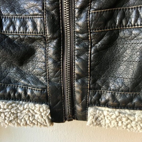 Warm brown aviator jacket - Picture 5 of 12